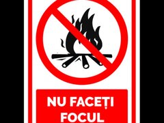 Indicator nu faceti focul